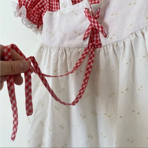 Toddler Vintage Checked Dress - Picture 3 of 5